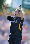 31 May 2009; Tipperary manager Liam Sheedy celebrates at the final whistle. Munster GAA Hurling Senior Championship Quarter-Final, Tipperary v Cork, Semple Stadium, Thurles, Co. Tipperary. Picture credit: Brendan Moran / SPORTSFILE