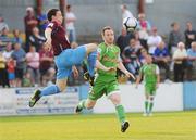 2 June 2009; Brian King, Drogheda United, in action against Stephen O'Donnell, Cork City. League of Ireland Premier Division, Drogheda United v Cork City, United Park, Drogheda, Co. Louth. Photo by Sportsfile