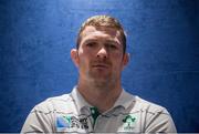 14 October 2015; Ireland's Donnacha Ryan poses for a portrait after a press conference. Ireland Rugby Press Conference, Hilton Hotel, Cardiff, Wales. Picture credit: Brendan Moran / SPORTSFILE