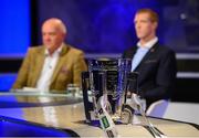 15 October 2015; A general view of the Liam MacCarthy cup during the 2016 GAA Football / Hurling Championship draw. RTE Studios, Donnybrook, Dublin. Picture credit: Piaras Ó Mídheach / SPORTSFILE