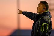 16 October 2015; Connacht head coach Pat Lam. Guinness PRO12, Round 4, Connacht v Zebre. Sportsground, Galway. Picture credit: Seb Daly / SPORTSFILE