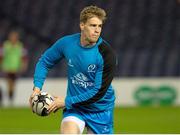 16 October 2015; Ulster's Andrew Trimble warms up ahead of the game. Guinness PRO12, Round 4, Edinburgh v Ulster. BT Murrayfield Stadium, Edinburgh, Scotland. Picture credit: Ross Parker / SPORTSFILE