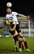 16 October 2015; Andy Boyle, Dundalk, in action against Jake Keegan, Galway United. SSE Airtricity League, Premier Division, Dundalk v Galway United. Oriel Park, Dundalk, Co. Louth. Picture credit: David Maher / SPORTSFILE