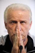 5 June 2009; Republic of Ireland manager Giovanni Trapattoni during a press conference ahead of their 2010 FIFA World Cup Qualifier against Bulgaria on Saturday. Vasil Levski Stadion, Sofia, Bulgaria. Picture credit: David Maher / SPORTSFILE