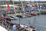 6 June 2009; Yachts in dock prior to the start of leg 8 of the Volvo Ocean Race from Galway to Marstrand. Galway dock, Galway. Picture credit: Rick Tomlinson / Volvo Ocean Race / SPORTSFILE