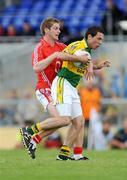 7 June 2009; Paddy O'Connell, Kerry, in action against Richard O'Sullivan, Cork. Munster GAA Football Junior Championship Semi-Final, Kerry v Cork, Fitzgerald Stadium, Killarney, Co. Kerry. Picture credit: Stephen McCarthy / SPORTSFILE