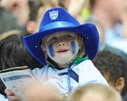 7 June 2009; A young Dublin supporter on Hill 16 for the Leinster GAA Football Senior Championship Quarter-Final, Dublin v Meath, Croke Park, Dublin. Picture credit: Ray McManus / SPORTSFILE