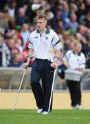 7 June 2009; Tommy Walsh, Kerry, leaves the pitch after the game after being substituted early with an ankle injury. Munster GAA Football Senior Championship Semi-Final, Kerry v Cork, Fitzgerald Stadium, Killarney, Co. Kerry. Picture credit: Brendan Moran / SPORTSFILE