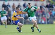 7 June 2009; Jason Stokes, Limerick, in action against Conor Whelan, Clare. Munster GAA Football Senior Championship Semi-Final, Clare v Limerick, Cusack Park, Ennis, Co. Clare. Picture credit: Matt Browne / SPORTSFILE