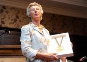 6 June 2009; Adrienne O'Byrne with her Distinguished Service Award during the Special Olympics Ireland AGM. Red Cow Moran Hotel, Naas Road, Dublin. Picture credit: Pat Murphy / SPORTSFILE