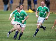 8 June 2009; Brian O'Driscoll, Jamie Heaslip, centre, and Paul O'Connell, right, in action during British and Irish Lions open training. Northwood School, North Durban, South Africa. Picture credit: Seconds Left / SPORTSFILE