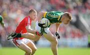 13 June 2009; Tommy Walsh, Kerry, in action against Michael Shields, Cork. GAA Football Munster Senior Championship Semi-Final Replay, Cork v Kerry, Pairc Ui Chaoimh, Cork. Picture credit: Brendan Moran / SPORTSFILE