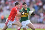 13 June 2009; Bryan Sheehan, Kerry, in action against Ray Carey, Cork. GAA Football Munster Senior Championship Semi-Final Replay, Cork v Kerry, Pairc Ui Chaoimh, Cork. Picture credit: Brendan Moran / SPORTSFILE