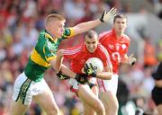 13 June 2009; John Miskella, Cork, in action against Tommy Walsh, Kerry. GAA Football Munster Senior Championship Semi-Final Replay, Cork v Kerry, Pairc Ui Chaoimh, Cork. Picture credit: Brendan Moran / SPORTSFILE