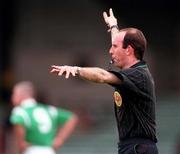 10 May 1998; Referee Michael Collins during the Munster GAA Football Senior Championship First Round match between Limerick and Tipperary at Gaelic Grounds in Limerick. Photo by Ray McManus/Sportsfile