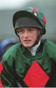 16 January 2000; Jockey Andrew Kelly prior to the Fairyhouse European Breeders Fund Mares Maiden Hurdle at Fairyhouse Racecourse in Meath. Photo by Ray McManus/Sportsfile