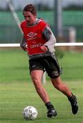 26 August 1996; Gareth Farrelly during a Republic of Ireland Training Session at the AUL Complex in Clonshaugh, Dublin. Photo by David Maher/Sportsfile