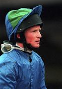 18 November 2000; Jockey Mark Grant prior to the Powers Gold Label Series Handicap Hurdle at Punchestown Racecourse in Kildare. Photo by Ray McManus/Sportsfile