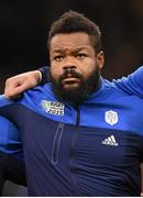 17 October 2015; Mathieu Bastareaud, France. 2015 Rugby World Cup, Quarter-Final, New Zealand v France. Millennium Stadium, Cardiff, Wales. Picture credit: Stephen McCarthy / SPORTSFILE