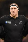 17 October 2015; Brodie Retallick, New Zealand. 2015 Rugby World Cup, Quarter-Final, New Zealand v France. Millennium Stadium, Cardiff, Wales. Picture credit: Stephen McCarthy / SPORTSFILE