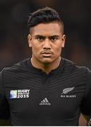 17 October 2015; Julian Savea, New Zealand. 2015 Rugby World Cup, Quarter-Final, New Zealand v France. Millennium Stadium, Cardiff, Wales. Picture credit: Stephen McCarthy / SPORTSFILE