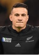 17 October 2015; Sonny Bill Williams, New Zealand. 2015 Rugby World Cup, Quarter-Final, New Zealand v France. Millennium Stadium, Cardiff, Wales. Picture credit: Stephen McCarthy / SPORTSFILE