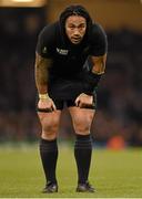 17 October 2015; Ma'a Nonu, New Zealand. 2015 Rugby World Cup, Quarter-Final, New Zealand v France. Millennium Stadium, Cardiff, Wales. Picture credit: Stephen McCarthy / SPORTSFILE