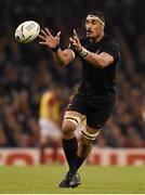 17 October 2015; Jerome Kaino, New Zealand. 2015 Rugby World Cup, Quarter-Final, New Zealand v France. Millennium Stadium, Cardiff, Wales. Picture credit: Stephen McCarthy / SPORTSFILE