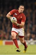 17 October 2015; Scott Spedding, France. 2015 Rugby World Cup, Quarter-Final, New Zealand v France. Millennium Stadium, Cardiff, Wales. Picture credit: Stephen McCarthy / SPORTSFILE