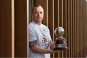 22 October 2015; PFA Goalkeeper of the Year nominee Micheál Schlingermann, Drogheda United, in attendance at PFA nominees for the Player of the Year Awards 2015. National Sports Campus, Abbotstown, Dublin. Picture credit: Matt Browne / SPORTSFILE