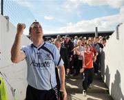 21 June 2009; Dublin's Liam Ryan celebrates as he makes his way to the dressing room. GAA Hurling Leinster Senior Championship Semi-Final, Dublin v Wexford, Nowlan Park, Kilkenny. Picture credit: Brian Lawless / SPORTSFILE