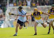 21 June 2009; Shane Durkan, Dublin, in action against David Redmond and Eanna Martin, right, Wexford. GAA Hurling Leinster Senior Championship Semi-Final, Dublin v Wexford, Nowlan Park, Kilkenny. Picture credit: Brian Lawless / SPORTSFILE