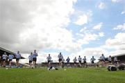 21 June 2009; Dublin players warm up before the match. GAA Hurling Leinster Senior Championship Semi-Final, Dublin v Wexford, Nowlan Park, Kilkenny. Picture credit: Brian Lawless / SPORTSFILE