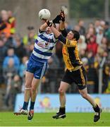 26 October 2015; David Bray, Navan O'Mahony's, in action against Christy Cosgrave, Na Fianna. Meath County Senior Football Championship Final, Navan O'Mahony's v Na Fianna. Páirc Tailteann, Navan, Co. Meath. Picture credit: Matt Browne / SPORTSFILE