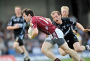 28 June 2009; Michael Meehan, Galway, in action against Noel McGuire, Sligo. GAA Football Connacht Senior Championship Semi-Final, Sligo v Galway, Markievicz Park, Sligo. Picture credit: Brian Lawless / SPORTSFILE