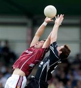 28 June 2009; Finian Hanley, Galway, in action against  Kenneth Sweeney, Sligo. GAA Football Connacht Senior Championship Semi-Final, Sligo v Galway, Markievicz Park, Sligo. Picture credit: Ray Ryan / SPORTSFILE