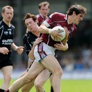 28 June 2009; Niall Coyne, Galway, in action against Kenneth Sweeney, Sligo. GAA Football Connacht Senior Championship Semi-Final, Sligo v Galway, Markievicz Park, Sligo. Picture credit: Ray Ryan / SPORTSFILE