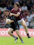 28 June 2009; Stephen Coen, Sligo, in action against Niall Coyne, Galway. GAA Football Connacht Senior Championship Semi-Final, Sligo v Galway, Markievicz Park, Sligo. Picture credit: Ray Ryan / SPORTSFILE