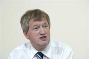 29 August 2006; Paraic Duffy, Chairman of the Coaching & Games Development Committee, and newly appointed GAA Player Welfare Manager, at a press briefing in relation to the proposals for change to the All-Ireland football and hurling championships and National Leagues as put forward by the GAC, Hurling Development Committee and Football Task Force. Croke Park, Dublin. Picture credit: Brendan Moran / SPORTSFILE