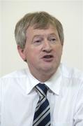 29 August 2006; Paraic Duffy, Chairman of the Coaching & Games Development Committee, and newly appointed GAA Player Welfare Manager, at a press briefing in relation to the proposals for change to the All-Ireland football and hurling championships and National Leagues as put forward by the GAC, Hurling Development Committee and Football Task Force. Croke Park, Dublin. Picture credit: Brendan Moran / SPORTSFILE