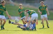 4 July 2009; Stephen Cunningham, Waterford, in action against Seamus Kenny, Meath. GAA Football All-Ireland Senior Championship Qualifier, Round 1, Meath v Waterford, Pairc Tailteann, Navan, Co. Meath. Picture credit: Damien Eagers / SPORTSFILE