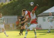 4 July 2009; Jason Gavin, St Patrick's Athletic, in action against Sean O'Connor, Shamrock Rovers. League of Ireland Premier Division, St Patrick's Athletic v Shamrock Rovers, Richmond Park, Dublin. Picture credit: Ray Lohan / SPORTSFILE