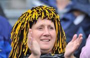 5 July 2009; A Kilkenny supporter cheers on her team during the game. GAA Hurling Leinster Senior Championship Final, Kilkenny v Dublin, Croke Park, Dublin. Picture credit: David Maher / SPORTSFILE