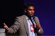 2 November 2015; Daniel Ramamoorthy at the Angel Summit during the Pre Events of the 2015 Web Summit in the Round Room, Mansion House, Dawson Street, Dublin, Ireland. Picture credit: Piaras Ó Mídheach / SPORTSFILE / Web Summit