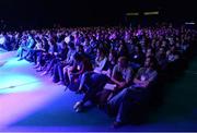 3 November 2015; A general view of attendees watching Harel Kodesh, Chief Technology Officer, General Electric, on the Enterprise Stage during Day 1 of the 2015 Web Summit in the RDS, Dublin, Ireland. Picture credit: Brendan Moran / SPORTSFILE / Web Summit