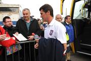7 July 2009; Ipswich Town manager Roy Keane arrives at Finn Park. Pre-season Friendly, Finn Harps v Ipswich Town, Finn Park, Ballybofey, Co. Donegal. Photo by Sportsfile