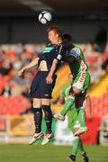 7 July 2009; Glen Fitzpatrick, St Patrick's Athletic, in action against Danny Murphy, Cork City. League of Ireland Premier Division, Cork City v St Patrick's Athletic, Turners Cross, Cork. Picture credit: Brendan Moran / SPORTSFILE