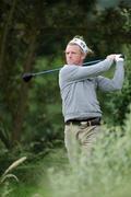 8 July 2009; Seamus McMonagle watches his drive from the 3rd tee box during the Ladbrokes.com Irish PGA Championship. European Club, Brittas Bay, Co. Wicklow. Picture credit: Matt Browne / SPORTSFILE