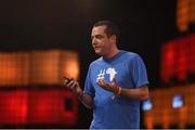 3 November 2015; Saul Klein, Partner, Localglobe, on the Centre Stage during Day 1 of the 2015 Web Summit in the RDS, Dublin, Ireland. Picture credit: Stephen McCarthy / SPORTSFILE / Web Summit