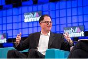 3 November 2015; Michael Dell, Founder and CEO of DELL, on the Centre Stage during Day 1 of the 2015 Web Summit in the RDS, Dublin, Ireland. Picture credit: Naoise Culhane  / SPORTSFILE / Web Summit